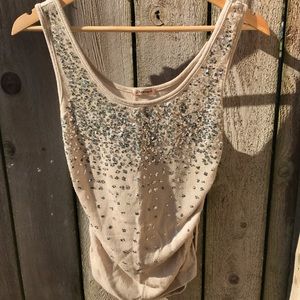 Papaya Sequins Tank